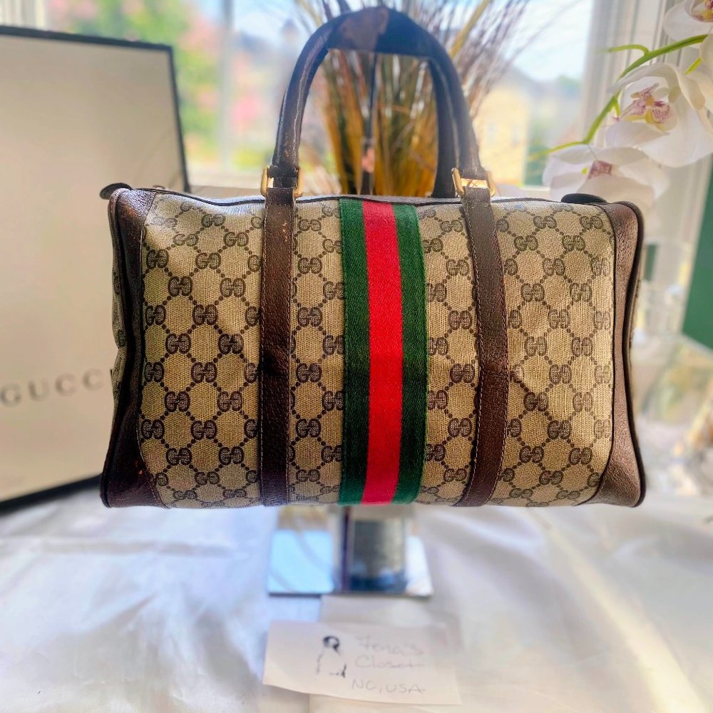 Gucci Vintage Duffle Bag
